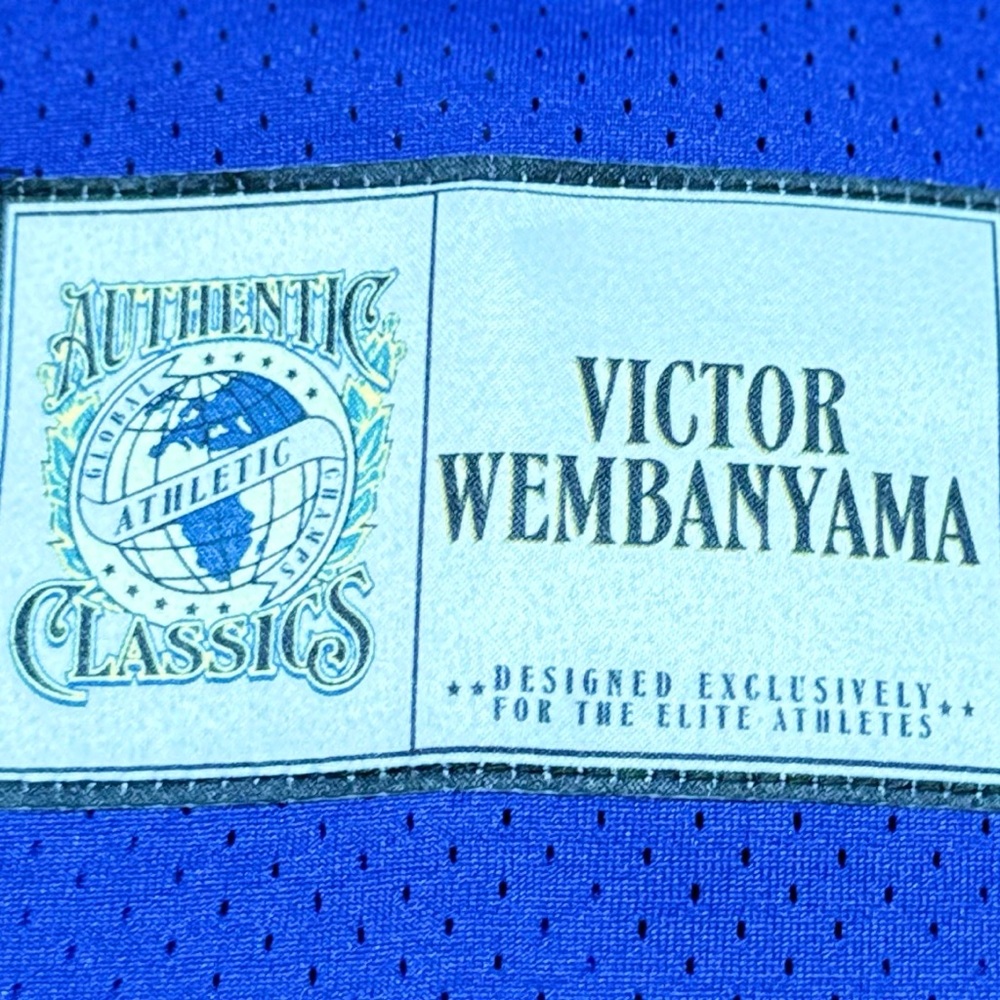Victor Wembanyama France MET92 Team Stitched Jersey - Picture 2 of 4